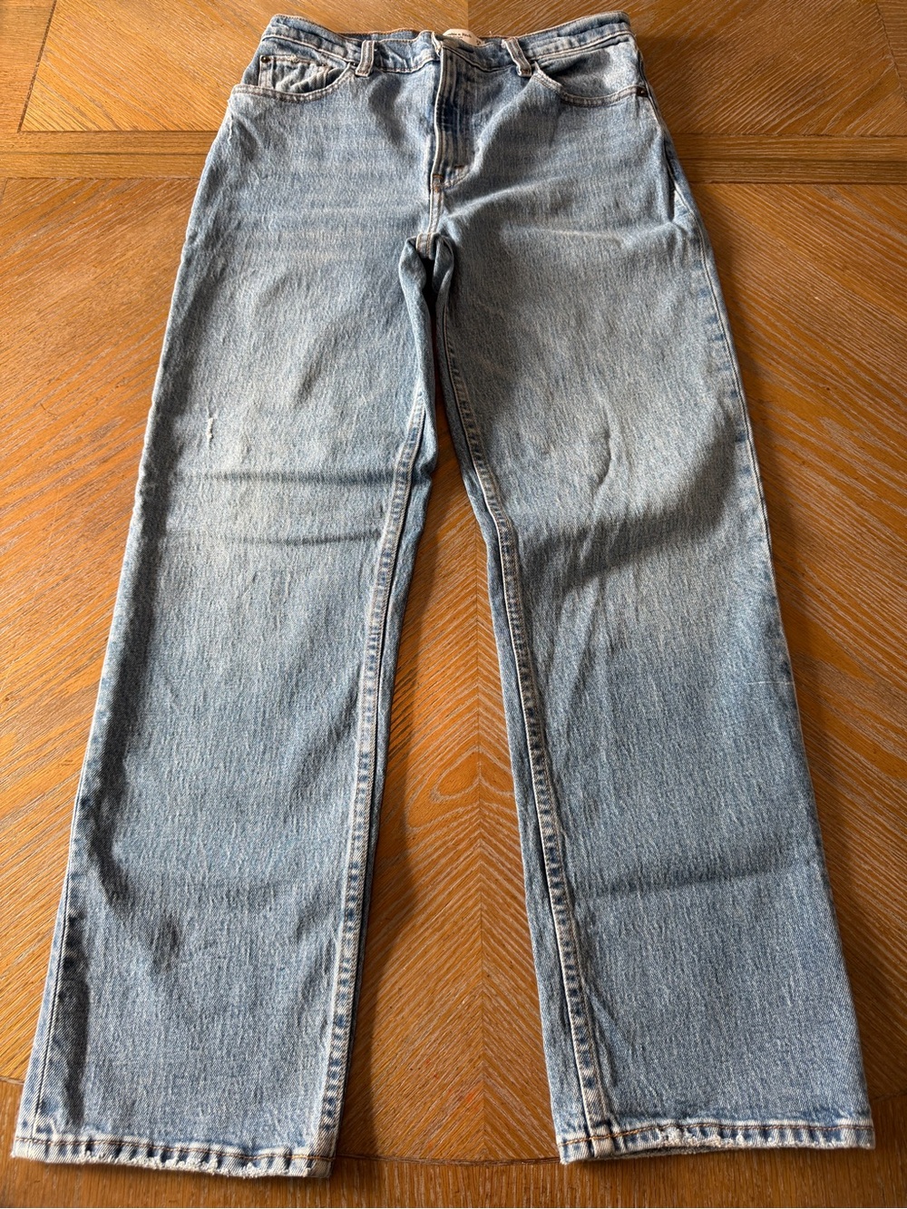 Abercrombie & Fitch 90s Straight Ultra High Rise Jeans 29/8S Light Wash